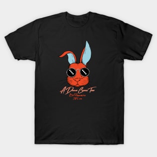 red funny bunny T-Shirt